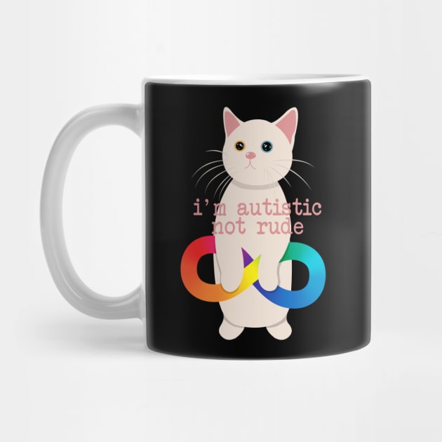 Cute Kitty With Autism Infinity Symbol by mia_me